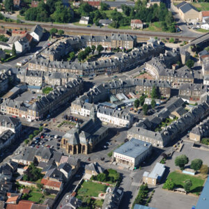 Vue Aérienne Commune de Carignan