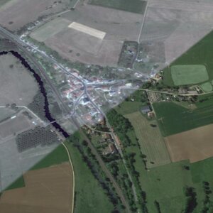 Vue Aérienne Commune Linay