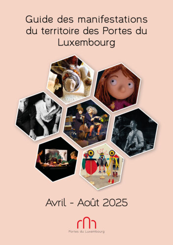 Couverture : Guide des Manifestations des Portes du Luxembourg Avril_Août 25