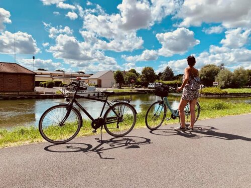 Photo voie verte vélos