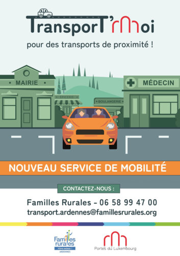 Affiche : Service de Mobilité Solidaire : Transport'Moi