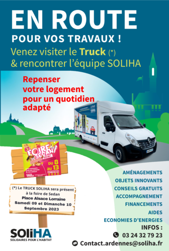 Affiche : SOLIHA 08 Foire de Sedan 2023
