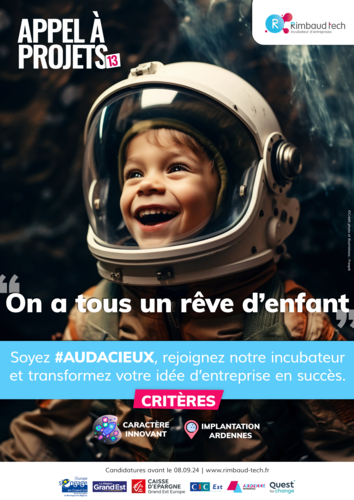 Affiche : Appel à projet #13 Rimbaud'Tech