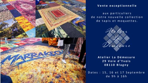 Vente exceptionnelle Atelier La Démesure Blagny