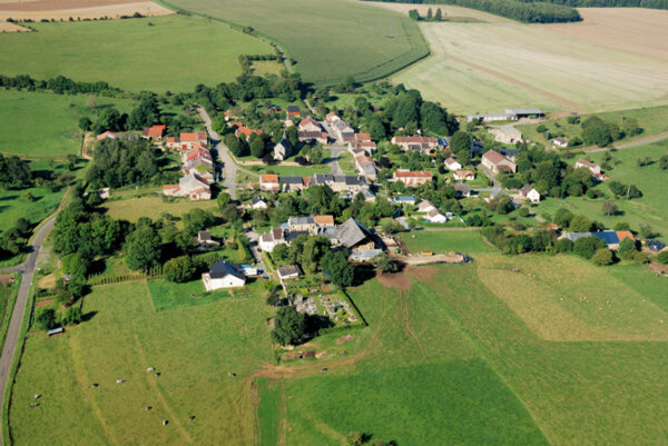 Photo : Vue Aérienne Commune Bulson