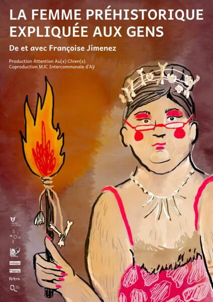 affiche LA FEMME PREHISTORIQUE 