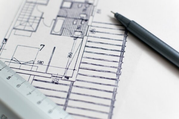 Photo : Plan d'Architecture