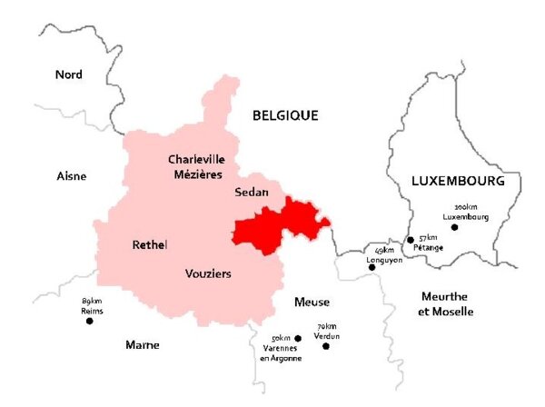 carte transfrontalière