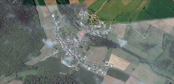 Photo : Vue Aérienne Commune Angecourt