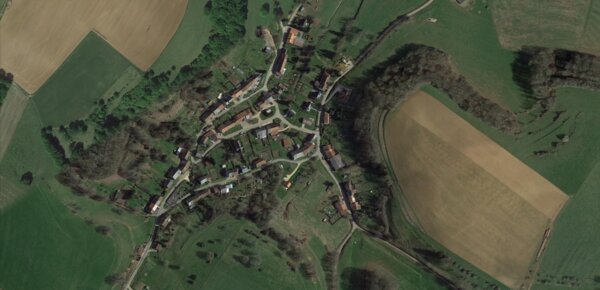 Vue Aérienne Commune Herbeuval