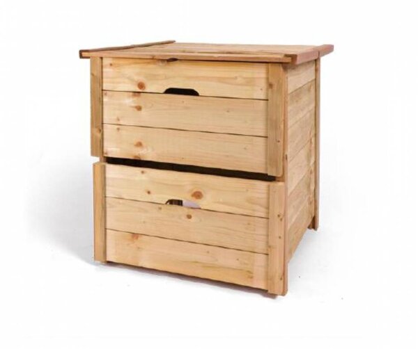 Photo : Composteur en bois
