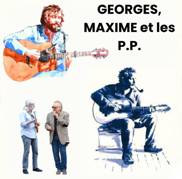 Visuel : Nuits de la lecture « Concert Georges, Maxime et les P.P. »