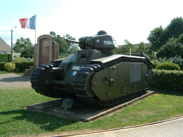 Photo : Char B1 Mémorial et Circuit de la Bataille de Stonne