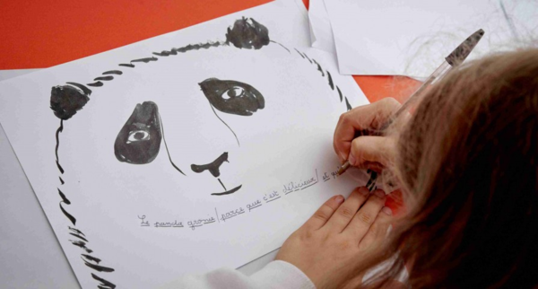 Photo : Dessin avec Ecriture - Thème animaux