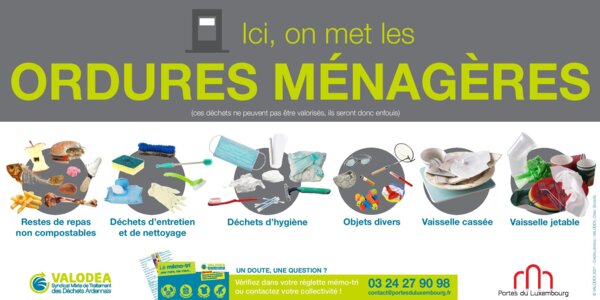 Illustration : Déchets Ordures Ménagères - PAV