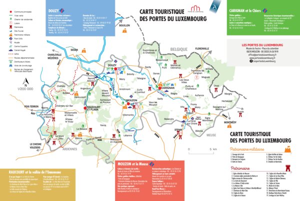 carte touristique