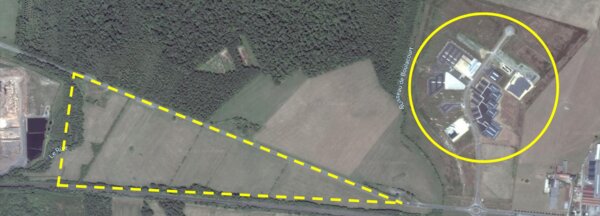 Photo : Vue aérienne ZAC de Douzy Site 2