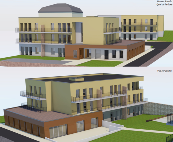 Illustration : Plans Résidence Sénior de Carignan