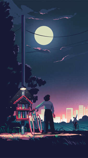 Visuel : Nuit de la lecture « Villes et campagnes »