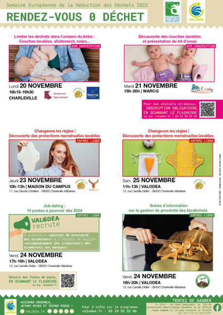 Affiche : Les rendez vous SERD - VALODEA 2023