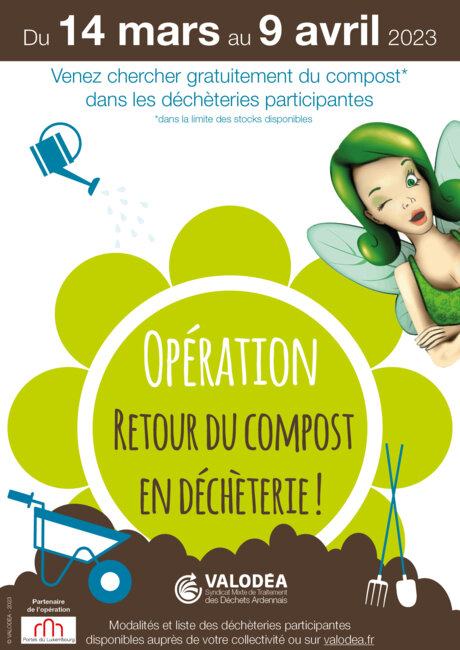 Affiche retour du compost en déchèterie