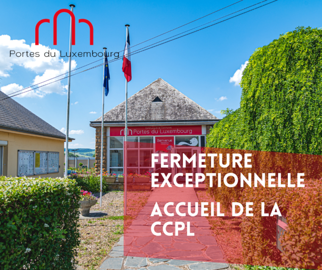 Fermeture exceptionnelle
