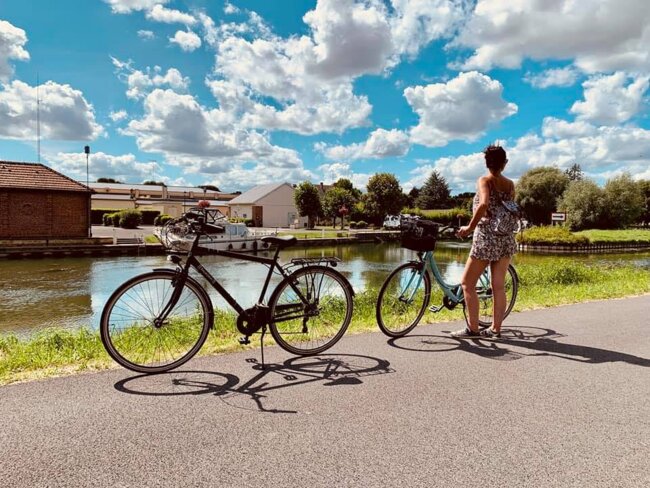 Photo voie verte vélos