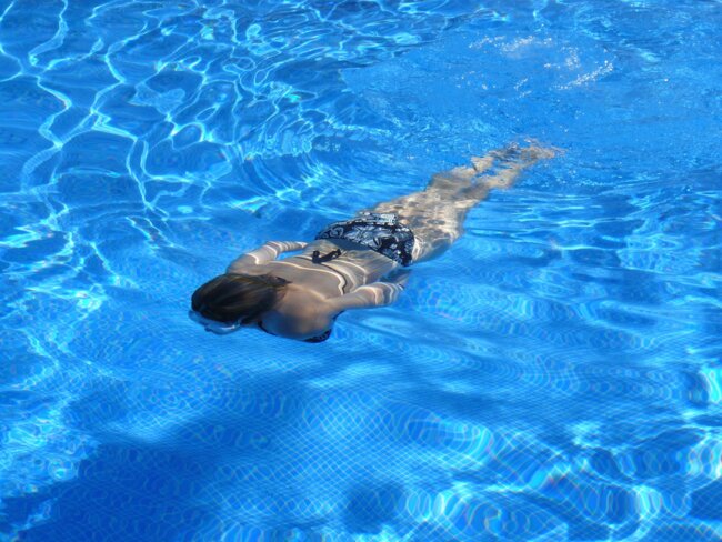 Photo : cours de natation